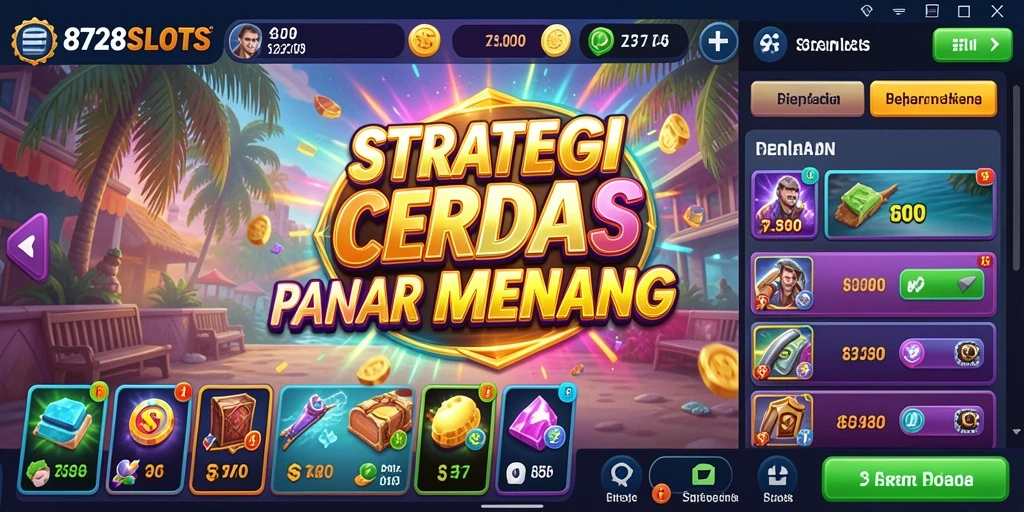 Tampilan menarik dan gameplay menantang di 8728SLOTS.