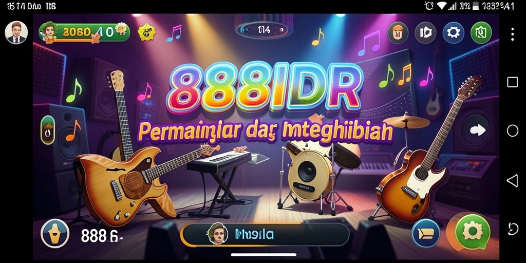 Tampilan seru gameplay musik 888IDR yang interaktif dan menarik.