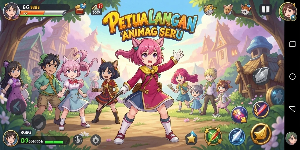 Tampilan menarik dari gameplay <strong>8G8G</strong> yang penuh aksi.