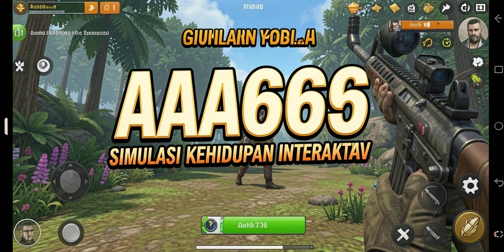 Tampilan screenshot AA666 menampilkan gameplay simulasi yang seru dan interaktif.