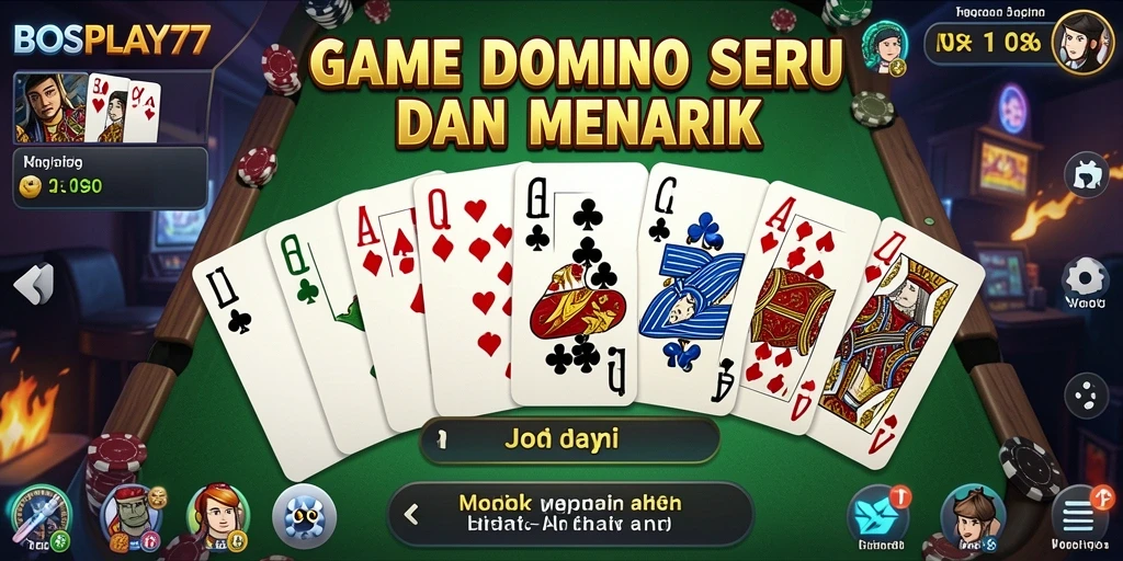 Tampilan gameplay seru dan interaktif dalam BOSPLAY77.
