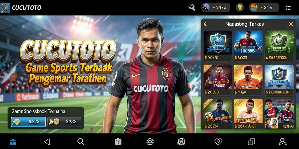 Tampilan gameplay seru CUCUTOTO yang menampilkan taruhan langsung.