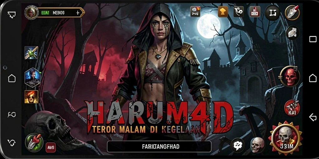 Gameplay menakutkan di dalam kegelapan yang mencekam.