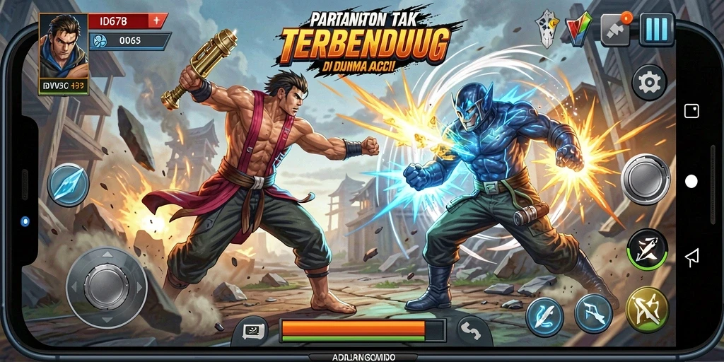 Gameplay penuh aksi di ID678 dengan pertarungan yang mendebarkan.