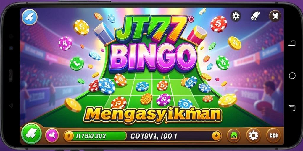 Tampilan gameplay Bingo yang mengasyikkan di JT777.