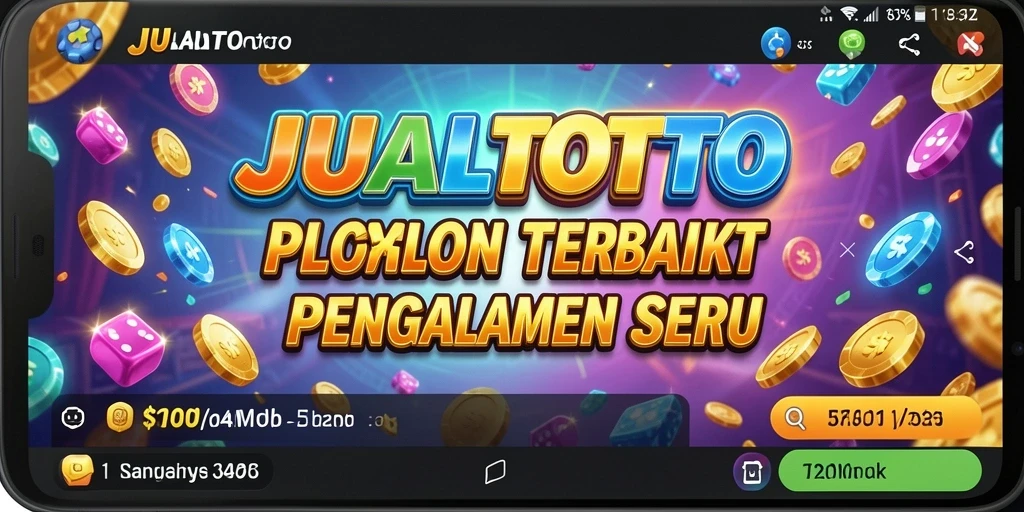Screenshot gameplay JUALTOTO yang menampilkan slot yang menarik.