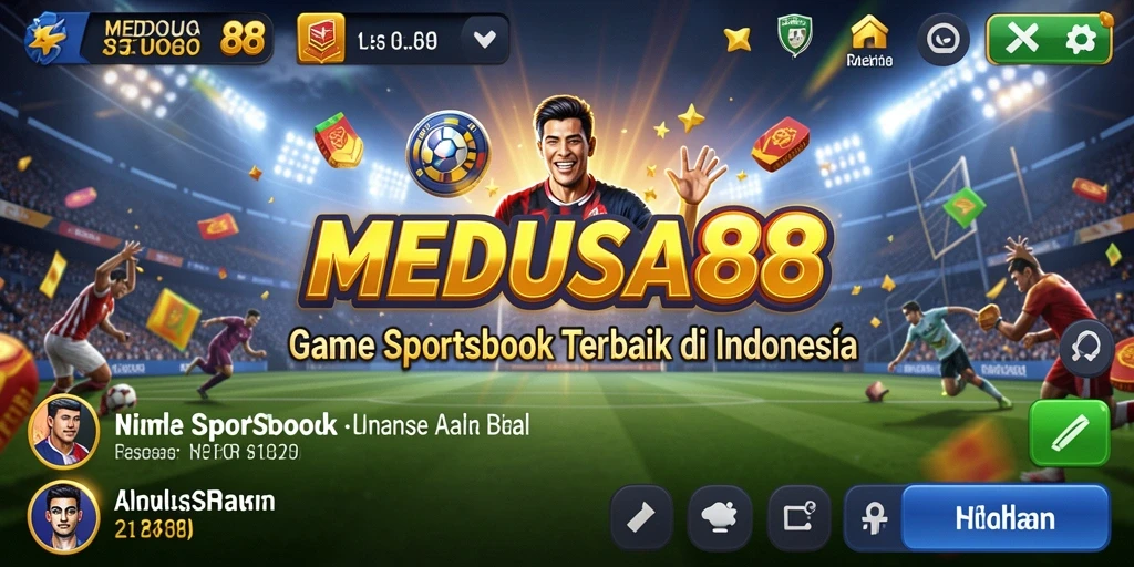 Tampilan menarik dari gameplay Sportsbook di MEDUSA88.