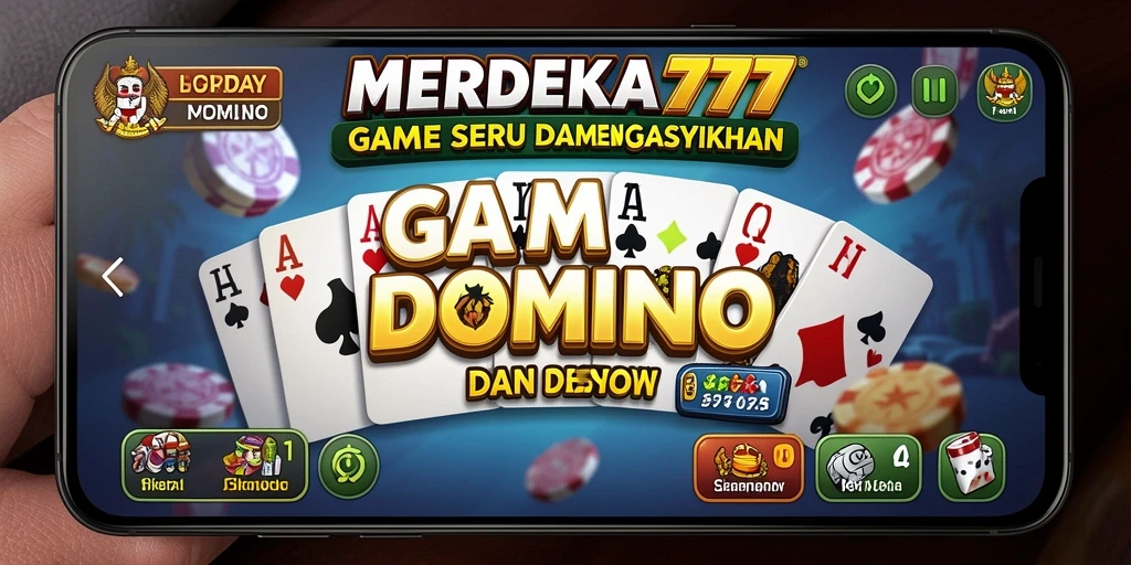 Gameplay Domino MERDEKA777 yang memukau dan menyenangkan.