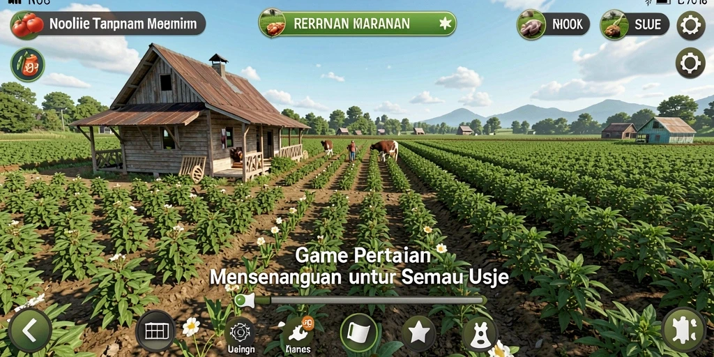 Gameplay mendebarkan saat bercocok tanam di N06.