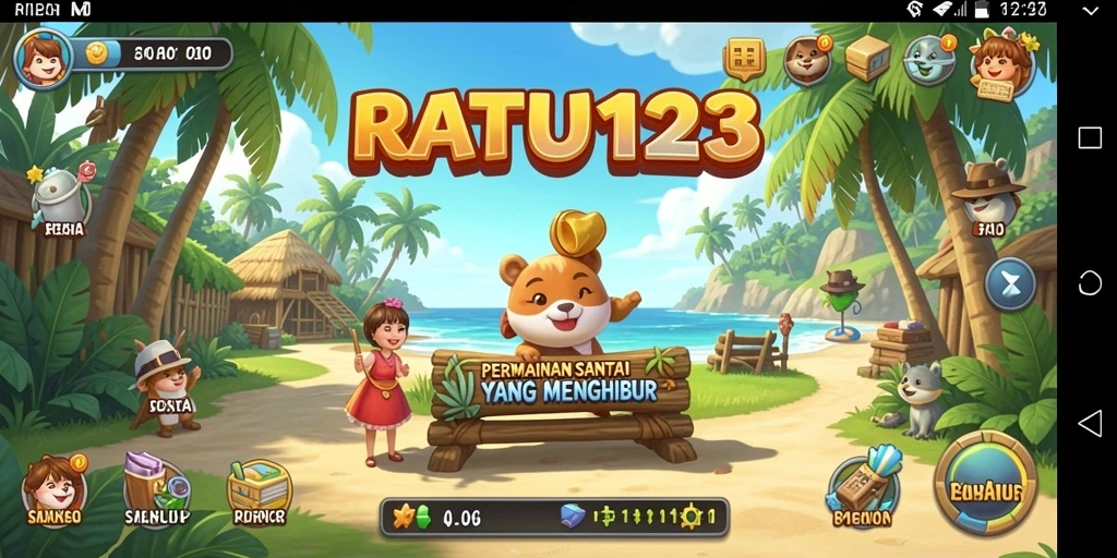 Menampilkan gameplay menarik dari RATU123 yang penuh warna dan seru.