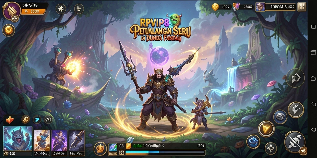 Screenshot utama RPVIP8 menampilkan momen seru dalam petualangan gameplay.