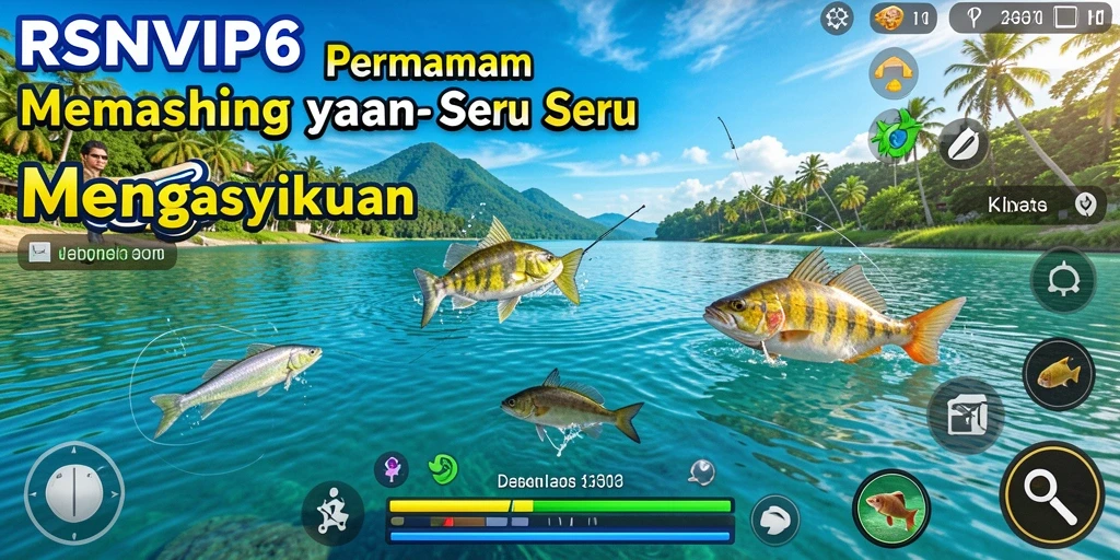 Tangkapan ikan besar dalam gameplay RSNVIP6 yang seru.