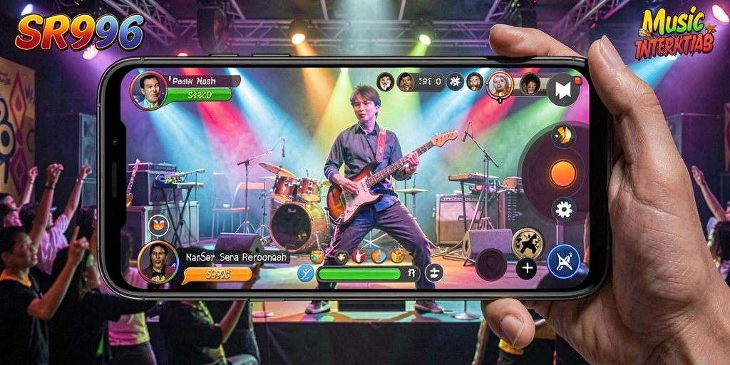 Gameplay interaktif SR996 yang penuh warna dan menarik.